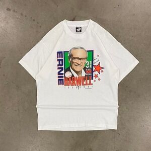 Vintage 1991 Detroit Tiger Ernie Harrell Retirement T-Shirt MLB Screen Stars XL